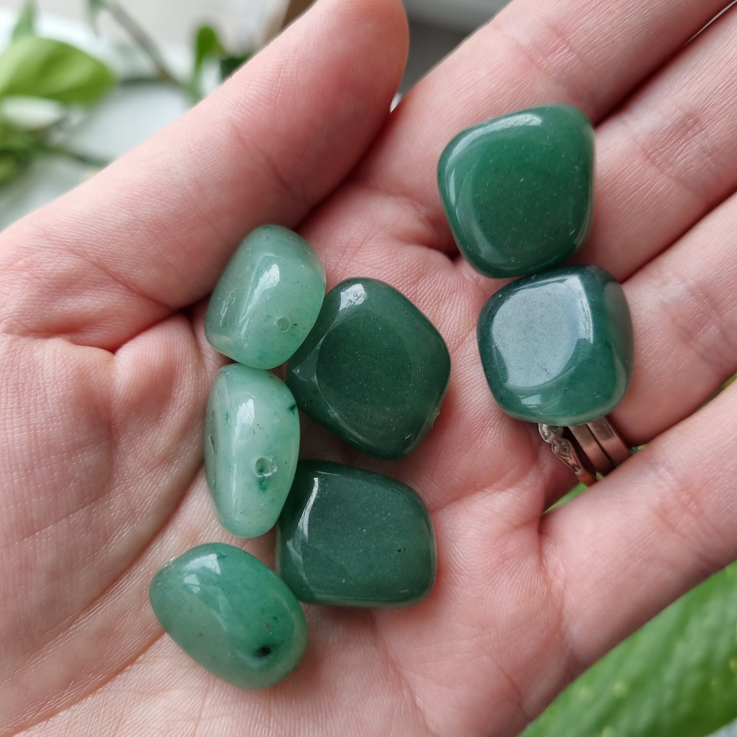 Green Aventurine Beads - 16-20mm - Sparrow and Fox