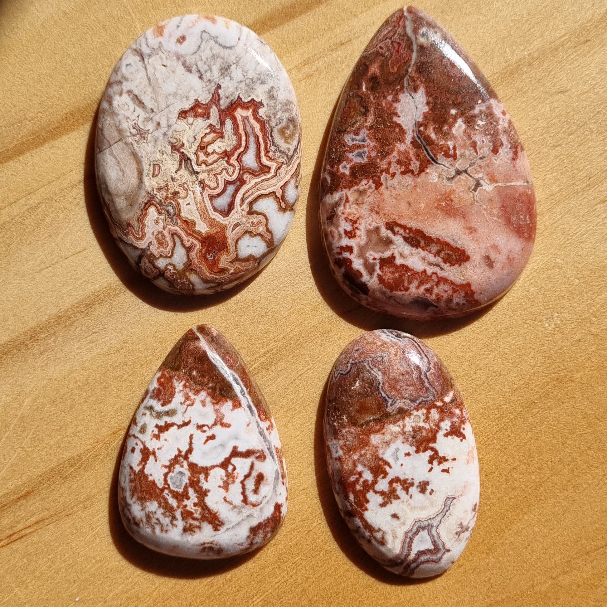 Crazy Lace Agate Cabochon - Mexico - Sparrow and Fox