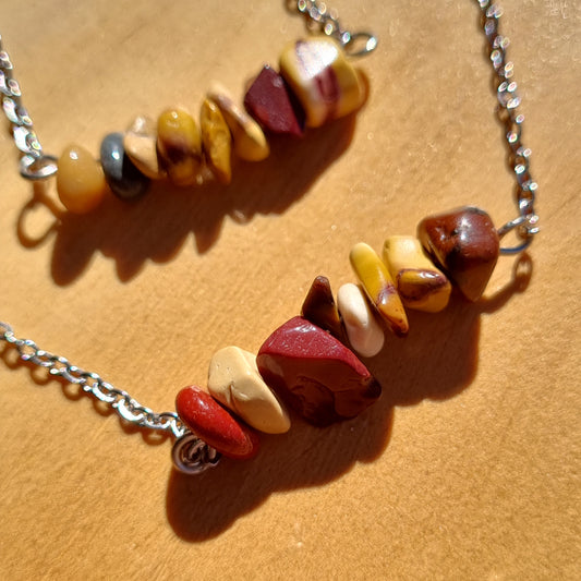 Mookaite Chip Necklace - Sparrow and Fox