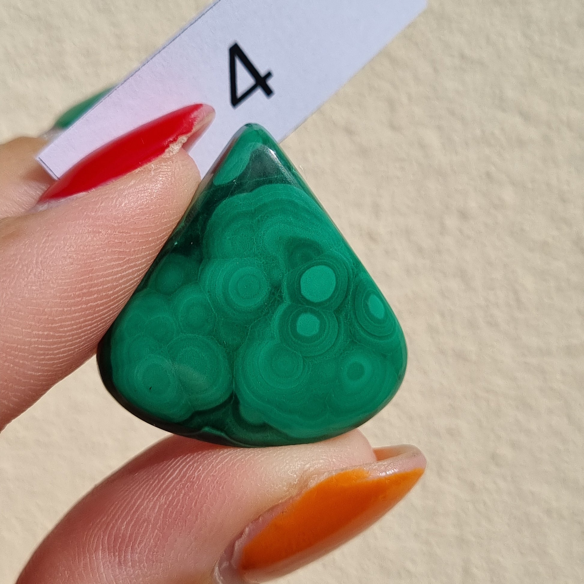 Malachite Cabochon - Sparrow and Fox