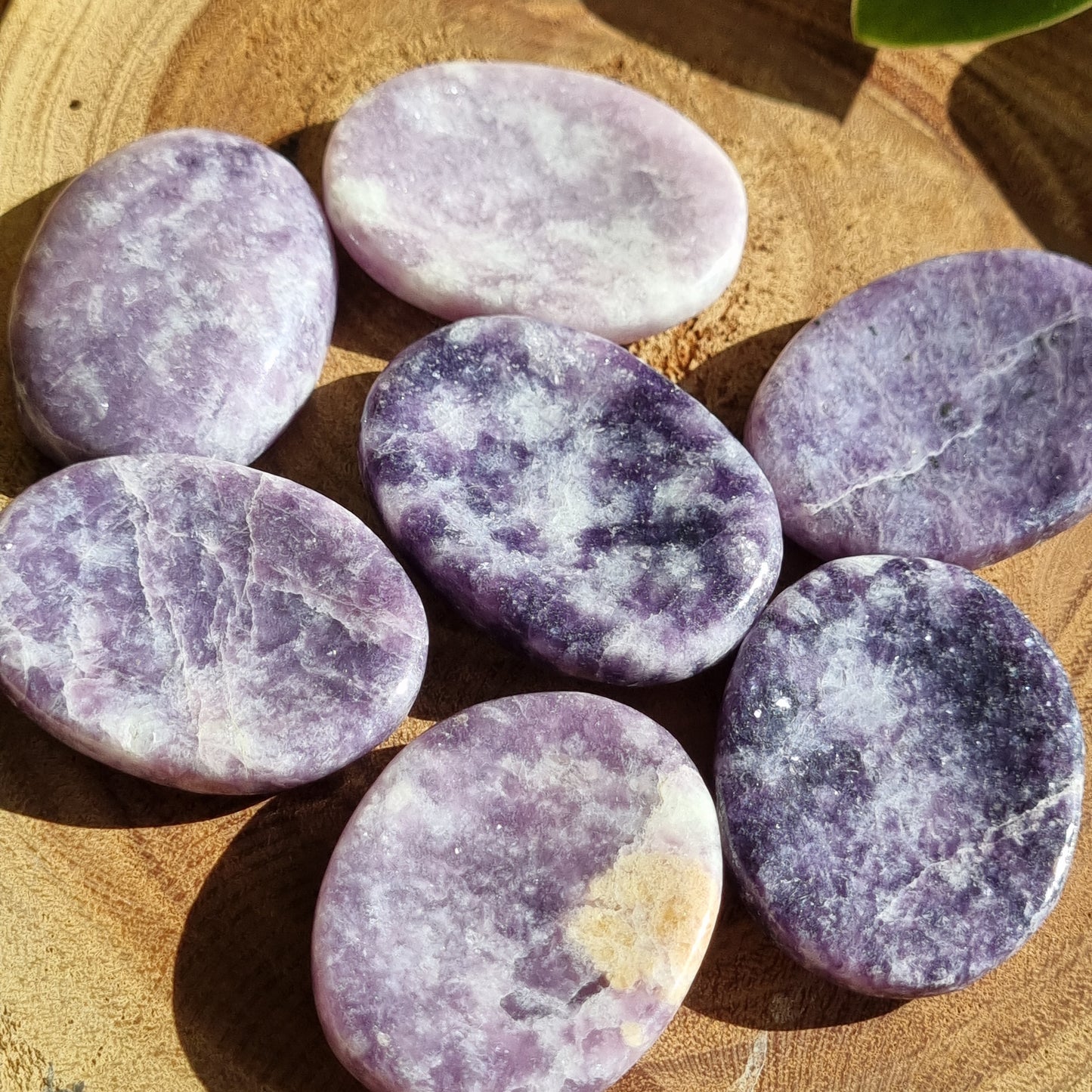 Lepidolite Worry Stone - Sparrow and Fox