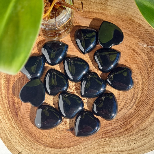 Black Obsidian Heart - Mini