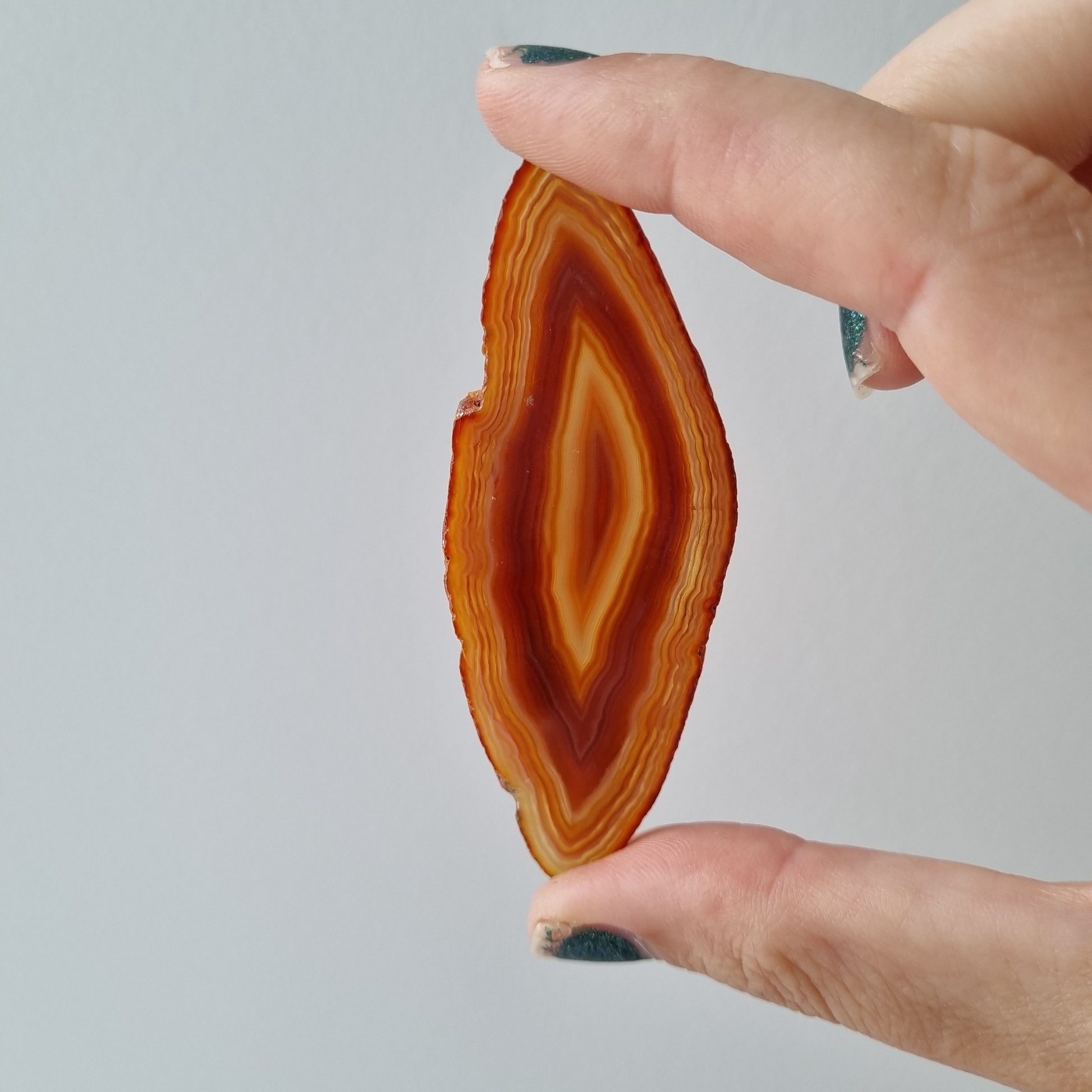 Agate Slice available in Blue, Pink, Purple, Green, orange, black