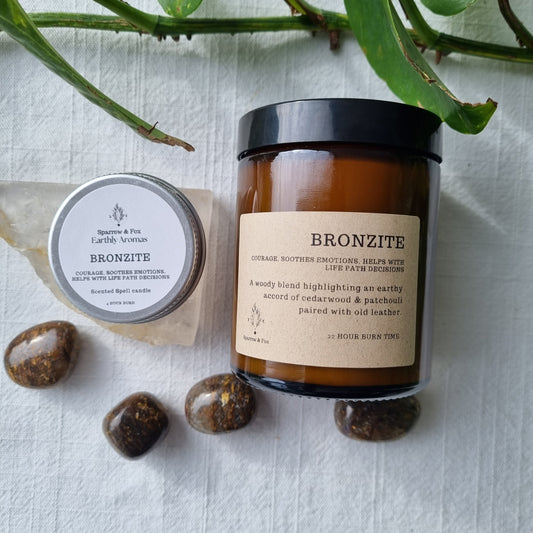 Bronzite Scented Candle - Limited Edition - Sparrow and Fox