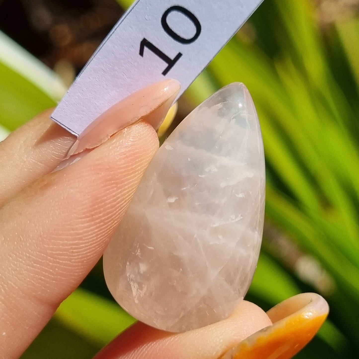 Rose Quartz Cabochon - Sparrow and Fox