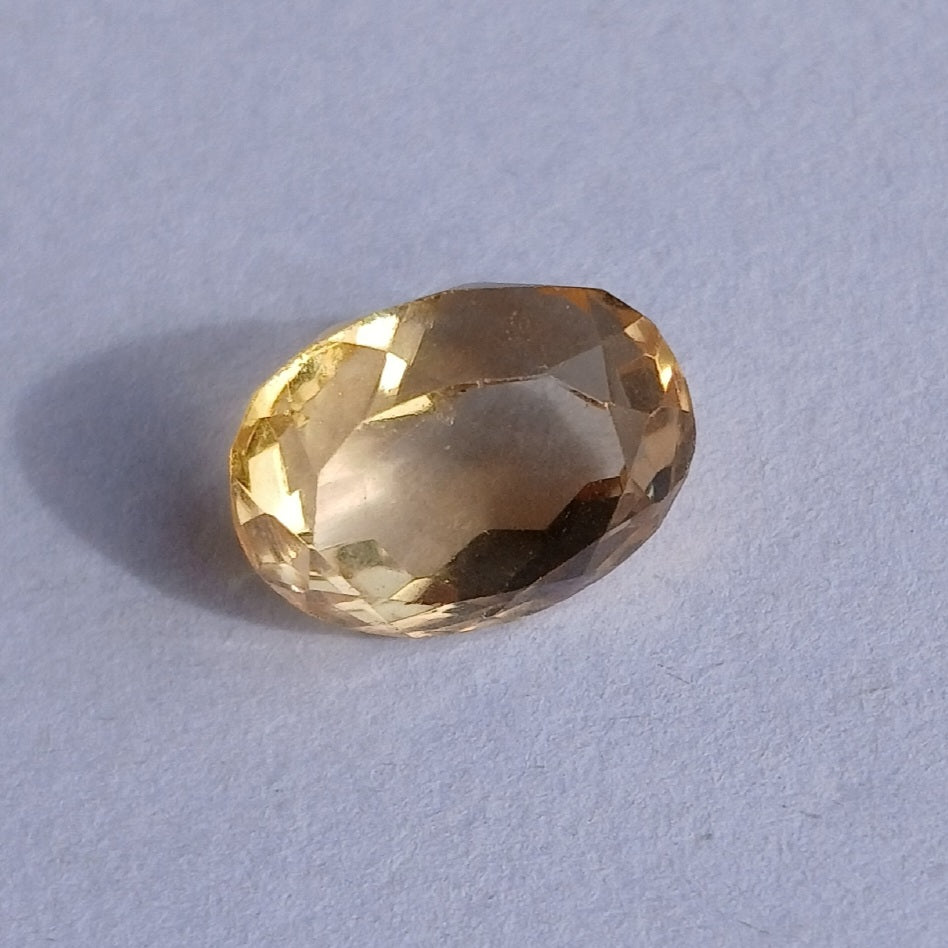 Citrine Faceted Gemstone