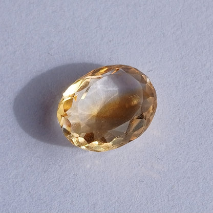 Citrine Faceted Gemstone