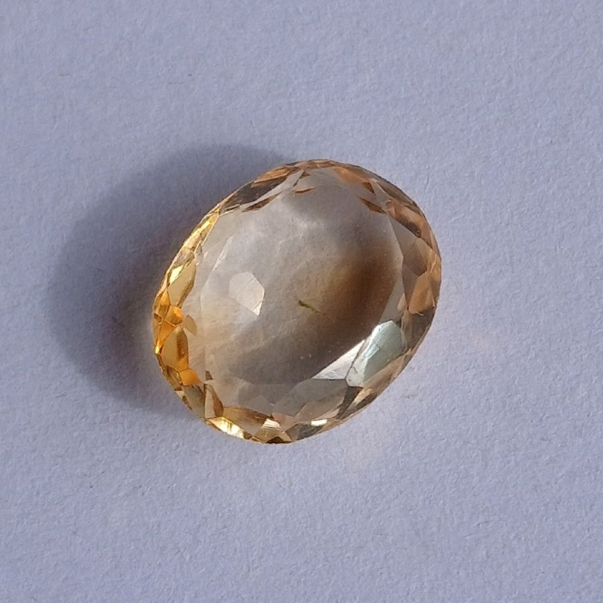 Citrine Faceted Gemstone