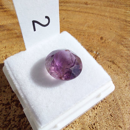 Amethyst Faceted Gemstone