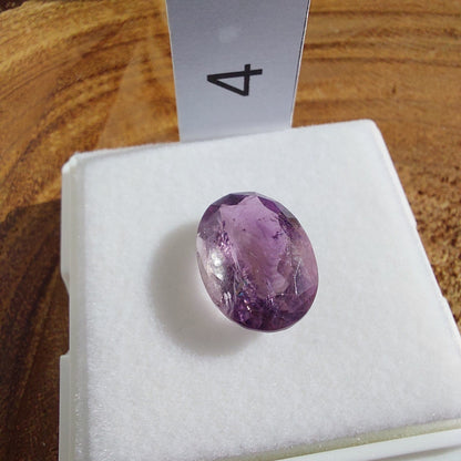 Amethyst Faceted Gemstone