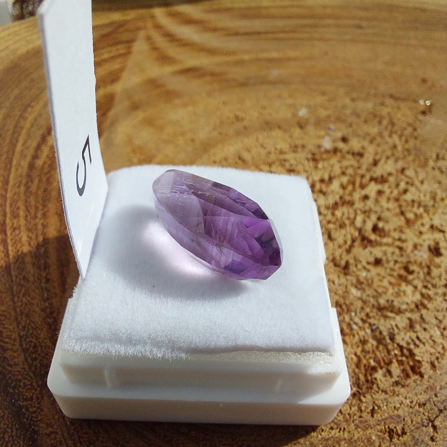 Amethyst Faceted Gemstone