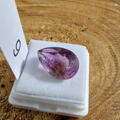 Amethyst Faceted Gemstone