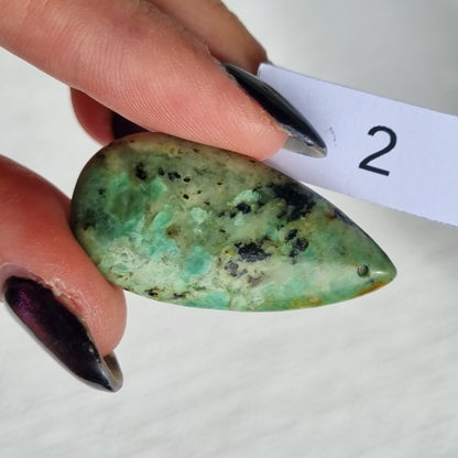 Tibetan Turquoise Drilled Drop