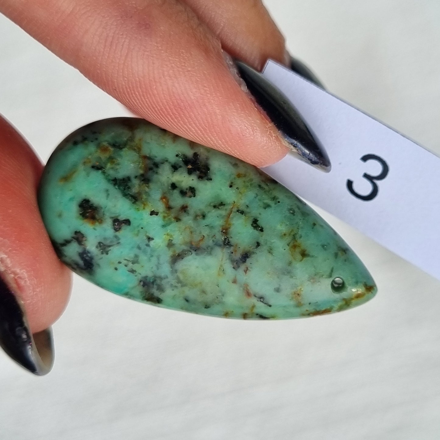 Tibetan Turquoise Drilled Drop