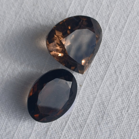 Smoky Quartz Faceted Gemstone