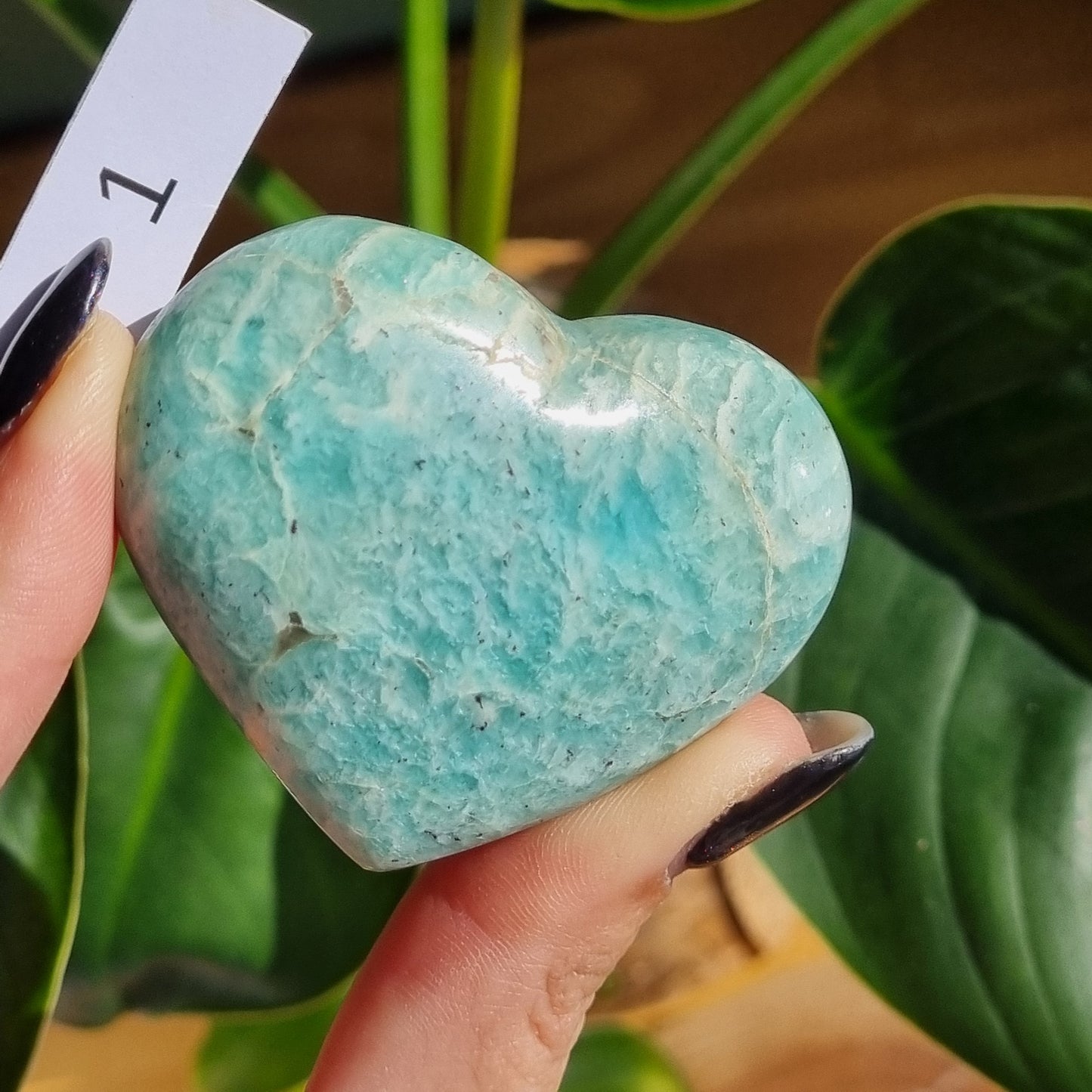 Amazonite Heart - Madagascar