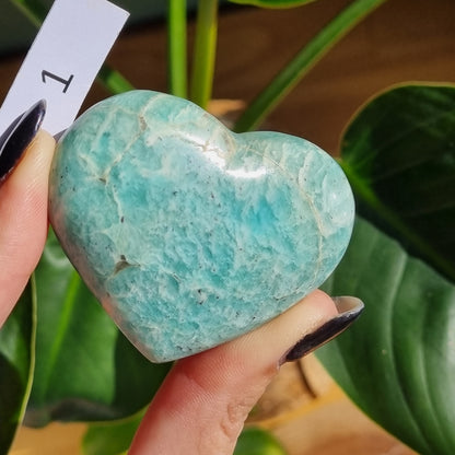 Amazonite Heart - Madagascar