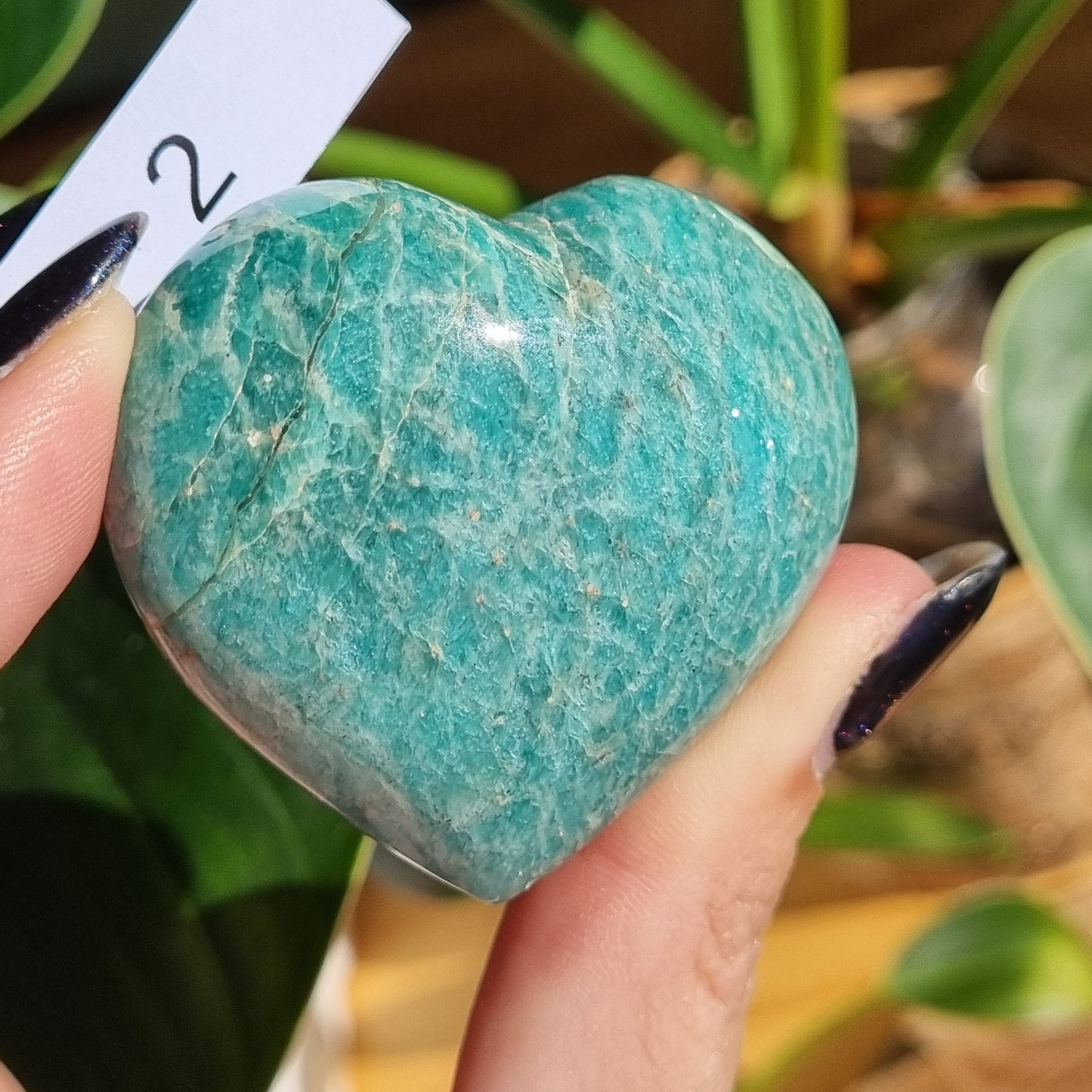 Amazonite Heart - Madagascar