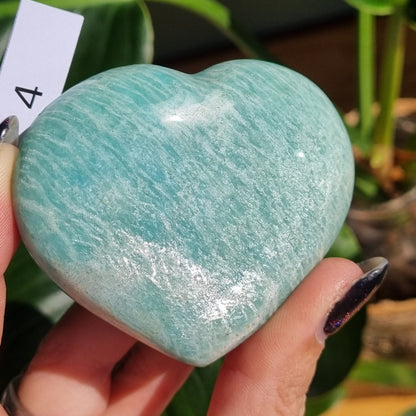 Amazonite Heart - Madagascar