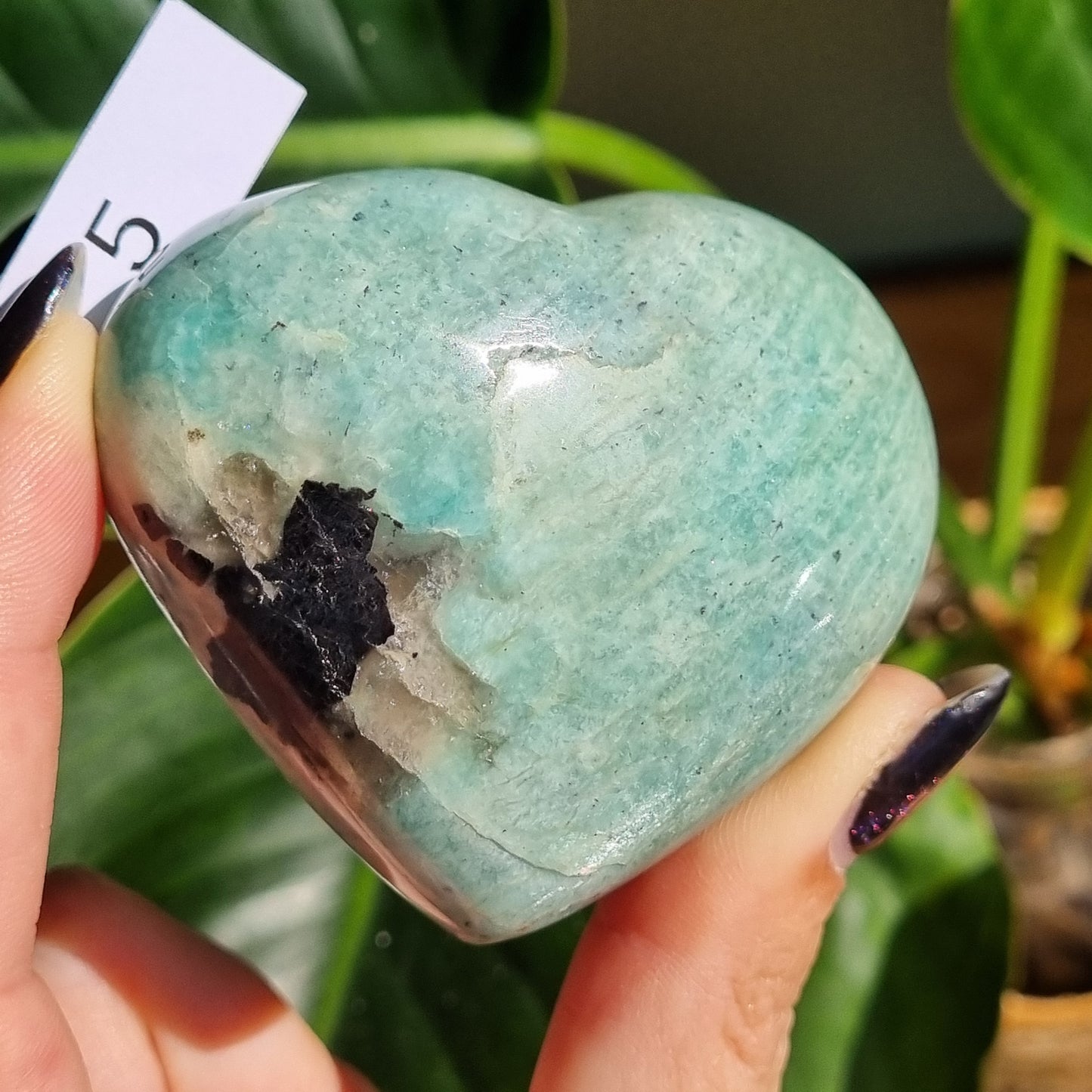 Amazonite Heart - Madagascar