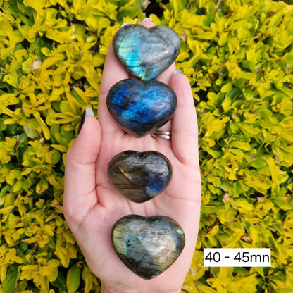 Labradorite Puffy Heart - Madagascar