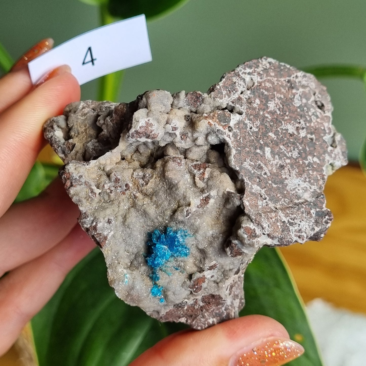 Cavansite on Heulandite Specimen - Congo