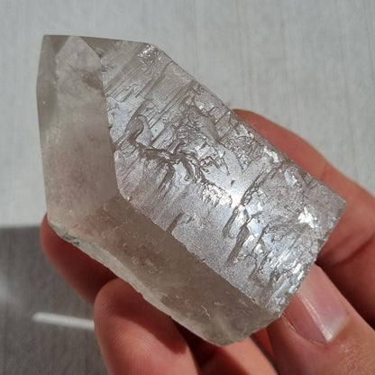 Clear Quartz Polished Point with Flat Base - Brazil