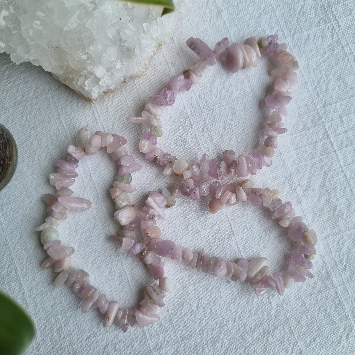 Kunzite Chip Bracelet