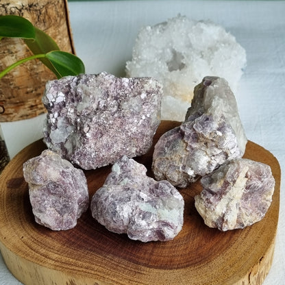 Lepidolite Rough