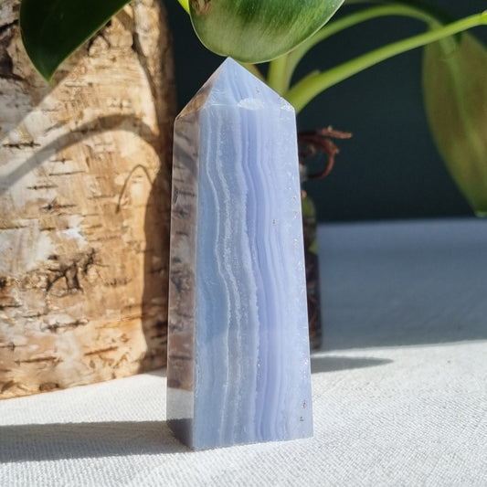 Blue Lace Agate Tower - Namibia - 65g