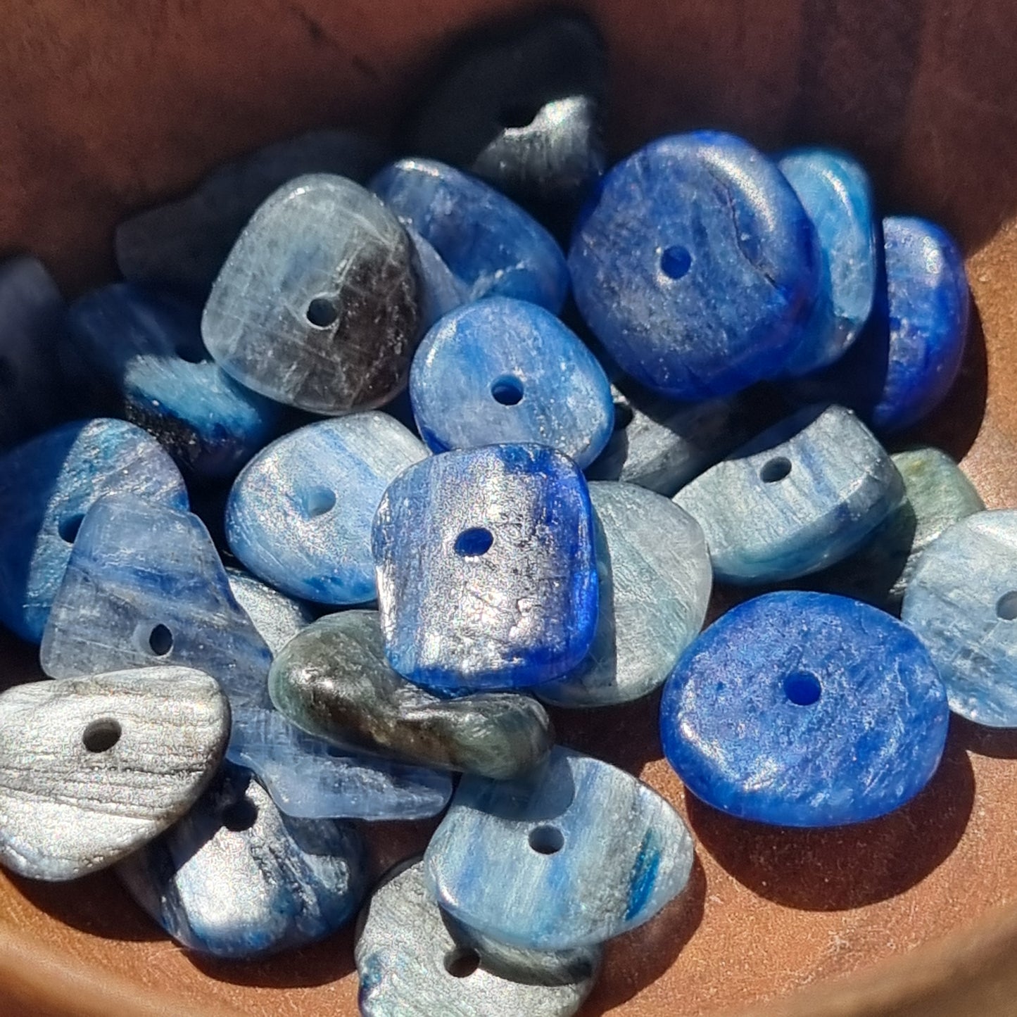 Kyanite Flat Freeform beads