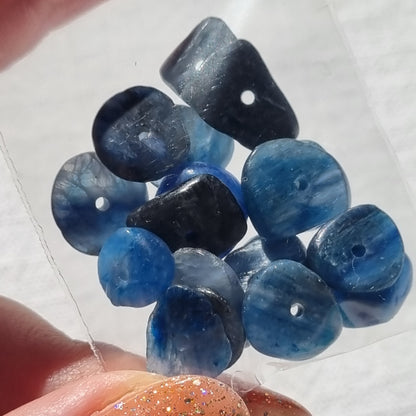 Kyanite Flat Freeform beads