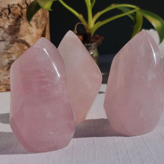 Rose Quartz Flame - Brazil