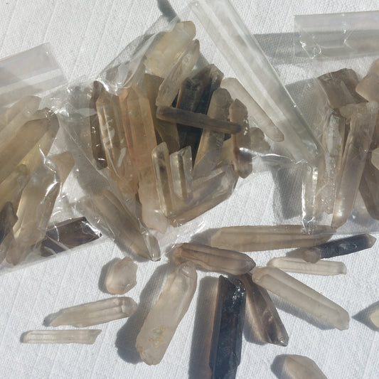 Smoky Quartz Gridding Points - 50g