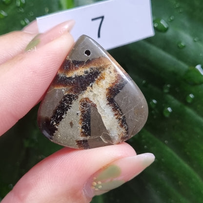 Septarian Drilled Cabochon