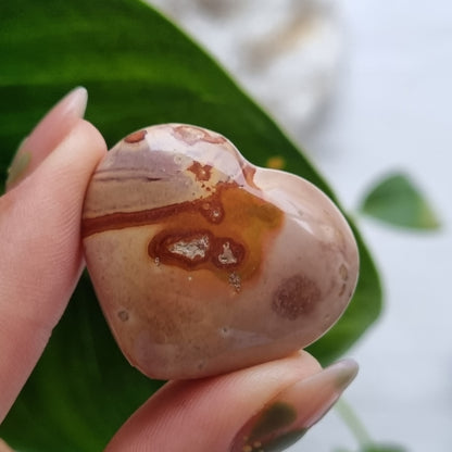 Polychrome Jasper Heart 35-40mm