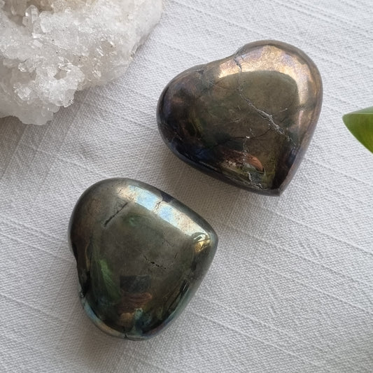 Pyrite & Shale Hearts