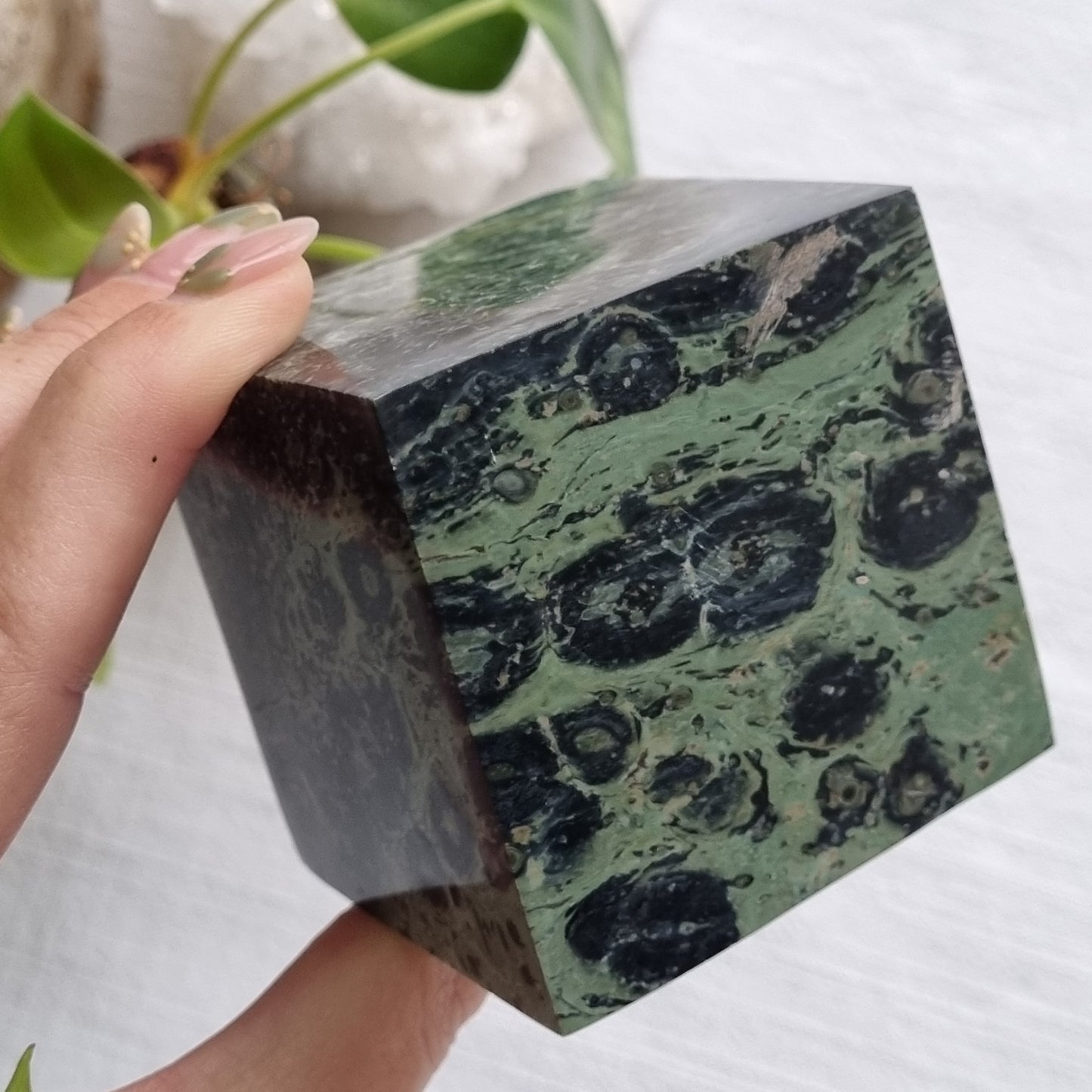 Kambamba Jasper Cube - Madagascar - 640g