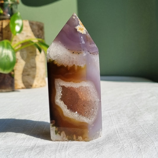 Agate Geode Tower - Brazil - 270g