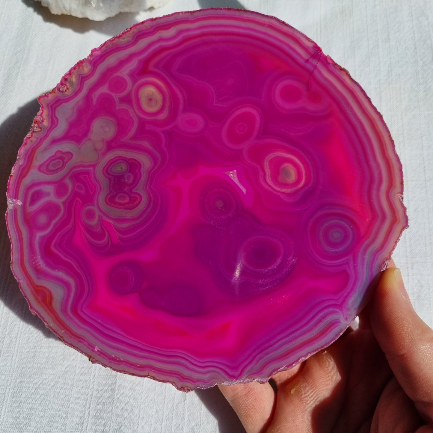 Agate Slice (Coloured) - Brazil - 314g