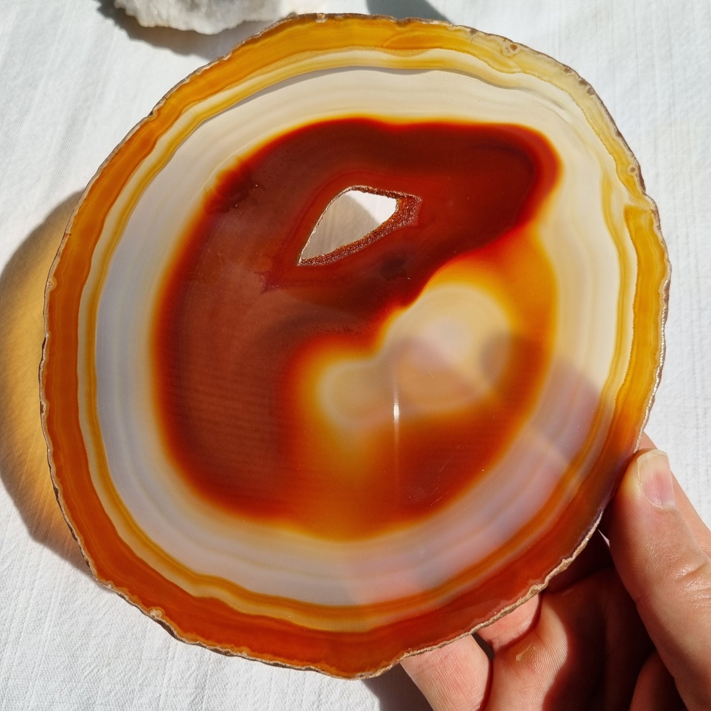 Agate Slice (Coloured) - Brazil - 261g