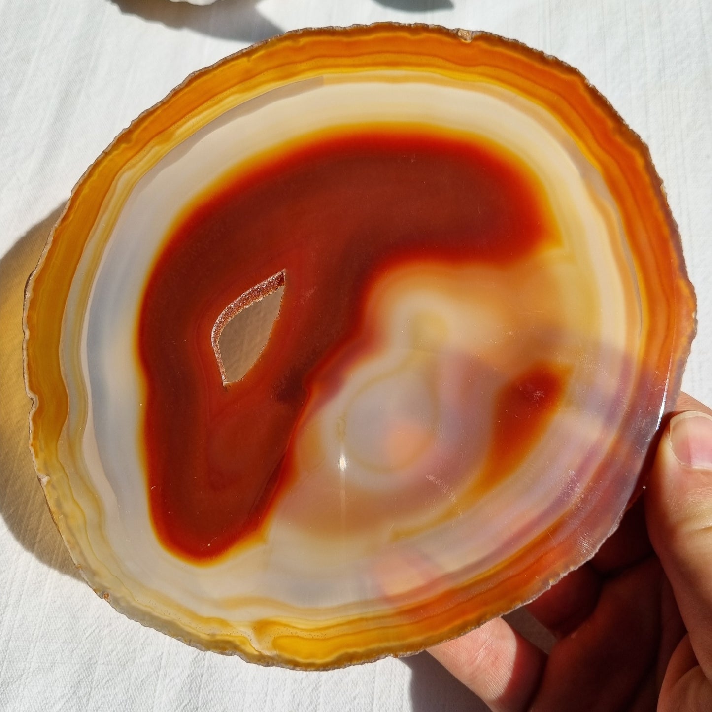 Agate Slice (Coloured) - Brazil - 261g