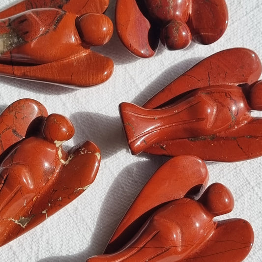 Angel of Strength - Red Jasper