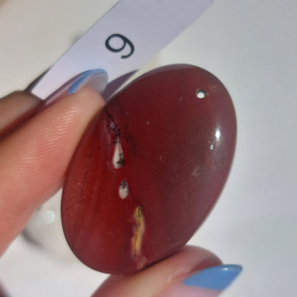 Mookaite Drilled Cabochon