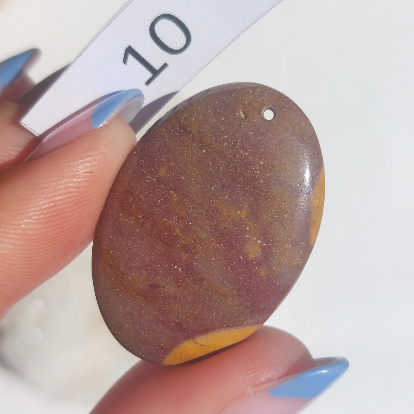 Mookaite Drilled Cabochon