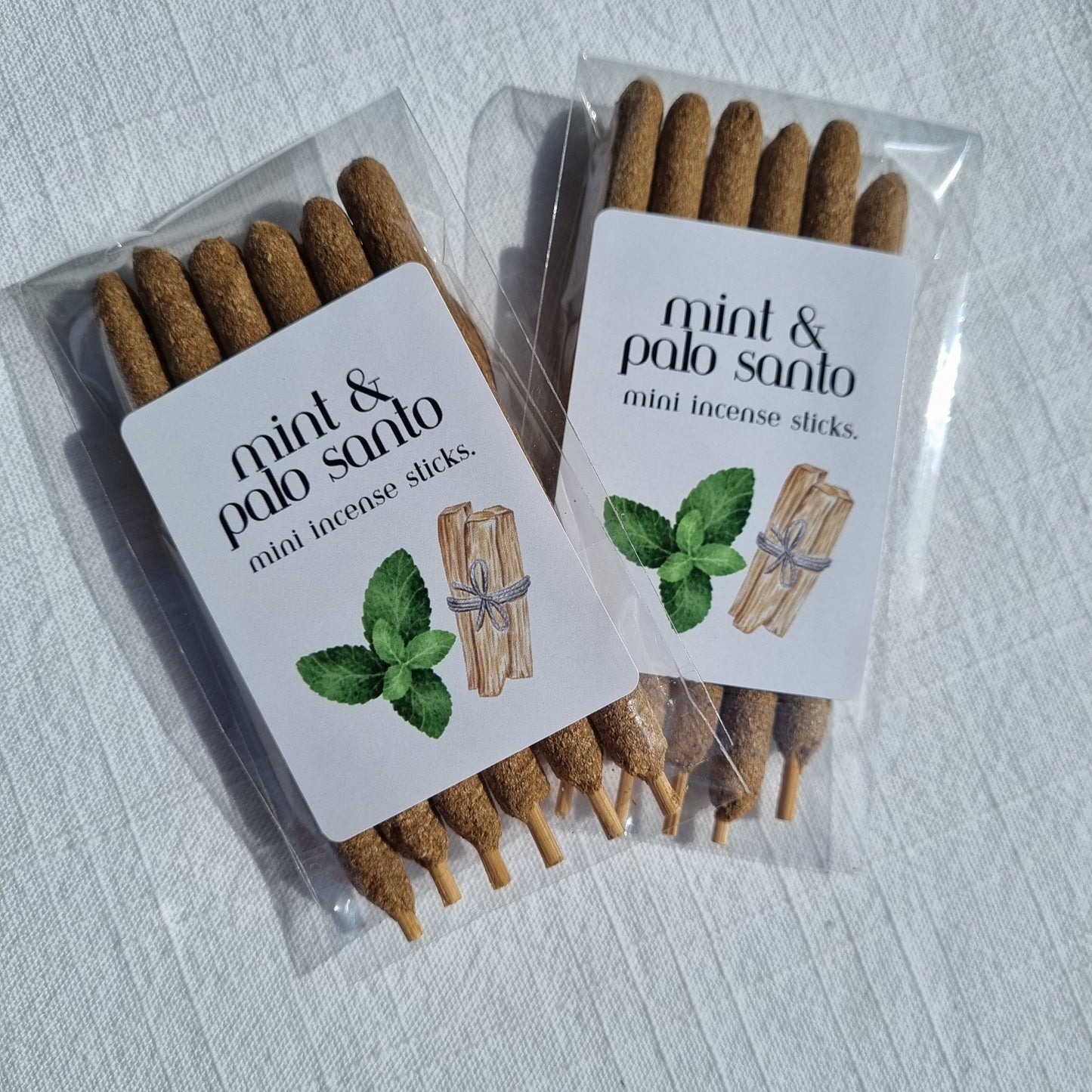 Mint & Palo Santo Mini Incense Sticks - 6 Pack