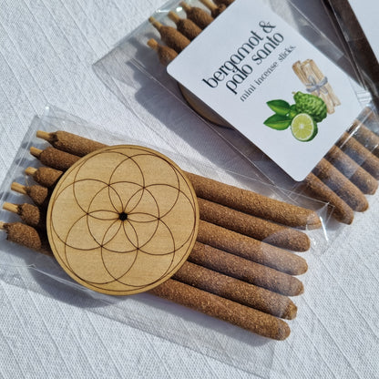 Bergamot & Palo Santo Mini Incense Sticks - 6 Pack