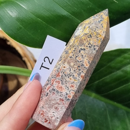 Leopard skin Jasper Tower - Madagascar