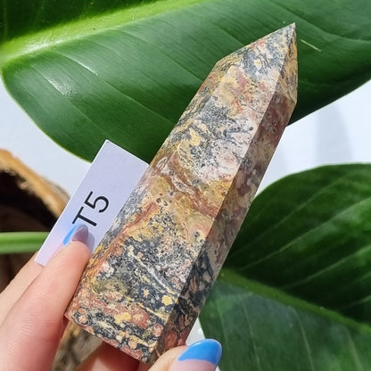 Leopard skin Jasper Tower - Madagascar