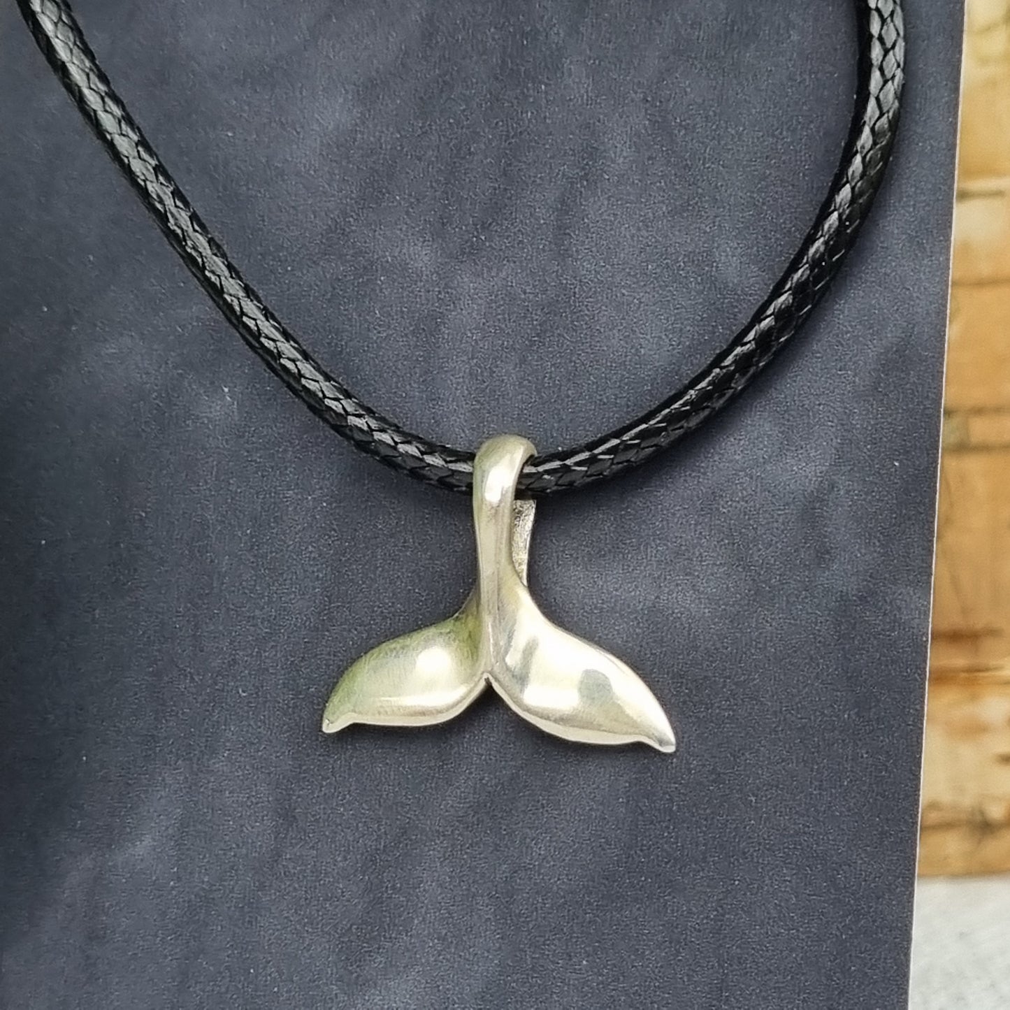 Whale Tail Sterling Pendant - Ray of Sunshine